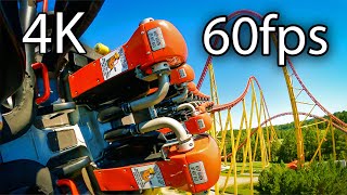 Intimidator 305 horizon leveled back seat onride 4K POV 60fps Kings Dominion [upl. by Ytsrik]