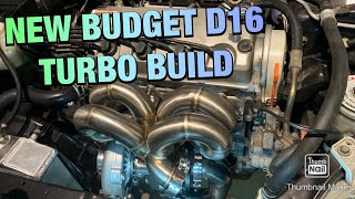 HOW TO TURBO D16 CIVIC EBAY T3T4 TURBO CHEAP POWER [upl. by Ciapas875]