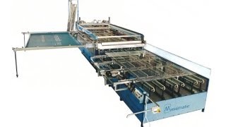 UNIGLASS MC2  Automatic Screen Printing Machine for Glass [upl. by Ecidnarb]