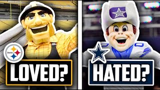 5 Most HATED NFL Mascots And The 5 Fans Love The MOST [upl. by Tildy]