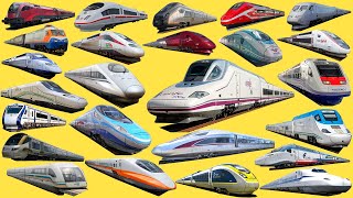 Super HighSpeed Trains Fastest Trains in the World  Maglev Shinkansen Eurostar Amtrak Thalys [upl. by Aynna229]