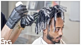 How To Dye Your Dreadlocks In Under 5 Minutes [upl. by Ennazzus]