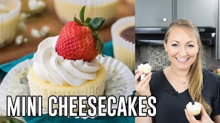 How to Make Mini Cheesecakes [upl. by Ahsiket]