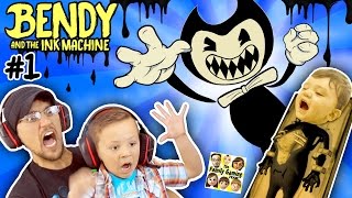 EVIL MICKEY MOUSE BENDY amp THE INK MACHINE Chapter 1 😱 FGTEEV 2 Scary Kids Gameplay Jump Scares [upl. by Oiralih526]