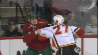 Andre Roy vs Derek Boogaard Dec 17 2008 [upl. by Atalante]