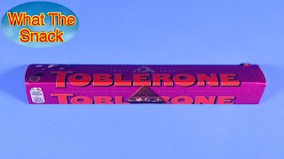 Toblerone Milk Chocolate With Raisins Honey amp Almond Nougat [upl. by Rabush916]