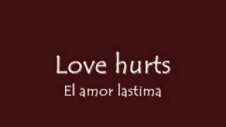 Nazareth  Love hurts Lyrics  TRADUCIDA AL ESPAÑOL [upl. by Burton]