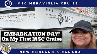 MSC MERAVIGLIA 2024 Day 1  Embarkation Day On My First MSC Cruise [upl. by Parik816]