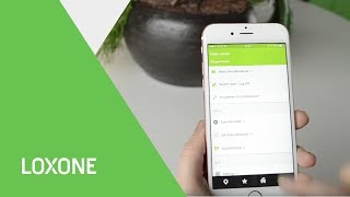 Loxone App Quick Actions  2016 HD [upl. by Carnes515]