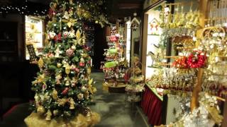 Kathe Wohlfahrts Christmas village shop at Rothenburg ob der Tauber [upl. by Adnoloy]