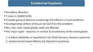 Ectodermal Dysplasia  Spot Diagnosis  1  Pediatrics [upl. by Cartwright]