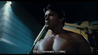 Terminator Franchise All ArrivalsEntrances Terminator 1  Terminator 5 Genisys [upl. by Hubble]