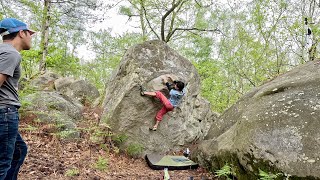 La Limonite  6b【Fontainebleau  Beauvais Nainville】 [upl. by Swen]