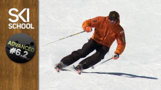 HOW TO CARVE on Skis  Advanced Ski Lesson 62  Carving [upl. by Alliuqahs]