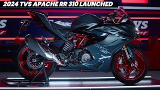 Finally 2024 TVS Apache RR 310 Launched🔥 First Look  10 Big Changes  New On Road Price  Features [upl. by Nylazor]