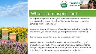 Preparing For Organic Inspection  Part 3 Presented by USDA TOPP OCIA amp AcresUSA [upl. by Neyuh775]