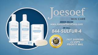 Sulfur Acne Treatment Formulated by Dermatologists  Joesoef Skin Care Sulfur Soap Acne Cleanser [upl. by Yeliah]