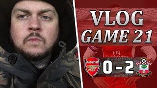 Arsenal 0 v 2 Southampton  DISGUSTING PERFORMANCE  Matchday Vlog  Game 21 [upl. by Gerger]