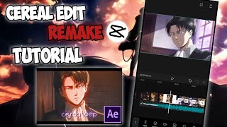 Tutorial • Capcut Remake of Cereals Edit  Levi edit [upl. by Thornburg]