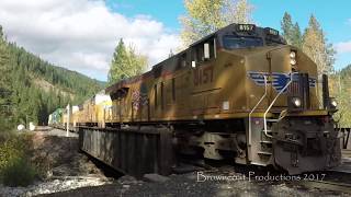 Dunsmuir CA Railfanning November 4th 2017 [upl. by Sullecram538]