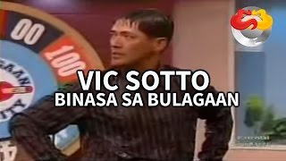 Vic Sotto Binasa sa Bulagaan [upl. by Anilahs212]