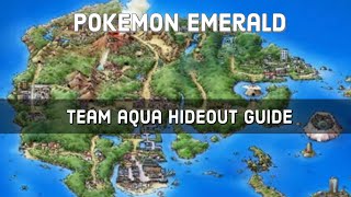 Pokemon Emerald  Team Aqua Hideout Guide  How to Move Wailmer [upl. by Kina629]