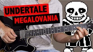 Undertale  Megalovania  Guitar Lesson FREE TAB [upl. by Eimia]