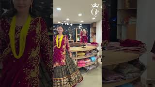 Magar Gurung Cultural Dress Lehenga Choli with Ghalek in Nepal [upl. by Mello]