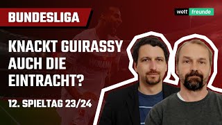 Bundesliga Tipps zum 12 Spieltag ⚽ Knackt Guirassy auch die Eintracht [upl. by Nylirad]