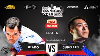 Carlo Biado VS Chang JungLi ◻️2024 Las Vegas Open [upl. by Anilesor68]