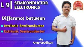 Chapter 14  Semiconductor Electronics  Difference between Intrinsic and Extrinsic Semiconductor [upl. by Ecaj]