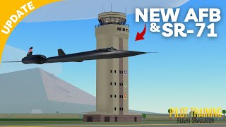 PTFS UPDATE NEW AIR FORCE BASE amp SR71 Roblox [upl. by Ankney]