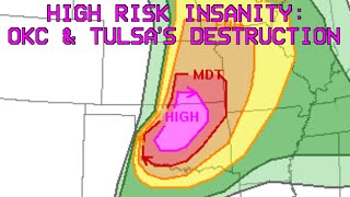 HIGH RISK INSANITY OKC amp TULSA’S DESTRUCTION  EAS Alerts From 5624  5724 EAS 16681679 [upl. by Desimone]