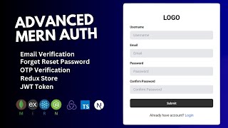 Advanced MERN Authentication Email Verification OTP Forget Reset All You Need [upl. by Deaner]