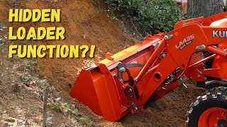 Hidden Front End Loader Function Tractor tips and tricks Kubota B2601 MCG video 29 [upl. by Mikey]