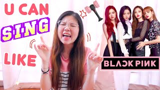 how to sing🎤 like BLACKPINK ALL members 🙀 [upl. by Bray]