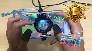 Best iPhone8 Handcam  5Finger Claw SOLOvsSQUAD  NEW😱SensitivityampSETTINGS PUBGMOBILE [upl. by Hadleigh]