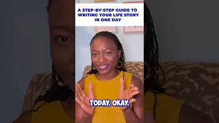 A StepbyStep Guide to Writing Your Life Story in One Day [upl. by Arama]