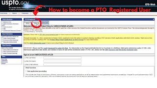 How to become a USPTO REGISTERED USER  FILER for 2022 [upl. by Yrak864]