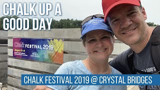 Chalk Festival 2019  Crystal Bridges Museum of American Art  Bentonville AR [upl. by Olivero117]