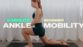 DAY14 OER BASE  5 Min Ankle Mobility  Strong amp Resilient Ankles  Follow Along [upl. by Onaireves]