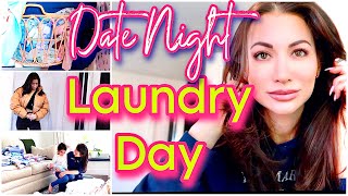 ✨ REAL ✨MOMMAS LAUNDRY DAY   Keeping it Together DITL  EARLY MORNING GRWM  Date Night GRWM [upl. by Dinah]