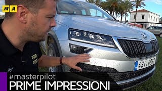 Skoda Karoq 2018 la Kodiaq compatta che sfida Peugeot 3008 e Nissan Qashqai ENGLISH SUB [upl. by Eednac382]