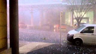 Severe Hail Storm Brisbane 271114 [upl. by Lyell]