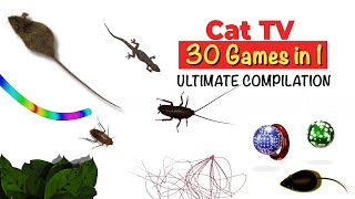 CATS TV  ULTIMATE Games Compilation for CATS amp DOGS 😹 30 in 1 cat games mix 3 HOURS [upl. by Araid]