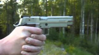 Slow motion recoil comparison  Glock 17 vs SIg Sauer P226 XFive [upl. by Montagu]