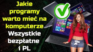 21 programów jakie warto mieć na komputerze  Bezpłatne i PL [upl. by Ebbarta]