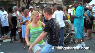 Who Said White People Cant Dance  Harlem Week 2009 [upl. by Tedmann]