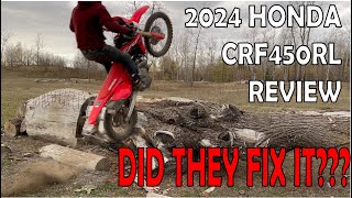 2024 Honda CRF450RL REVIEW  Did they fix it [upl. by Calley947]