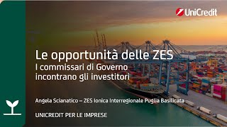 Le opportunità delle ZES focus zona Ionica Interregionale Puglia Basilicata [upl. by Brigg]